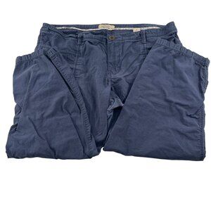 Natural Reflections Womens Cargo Capri Pants Size 18 Cotton‎ Blue